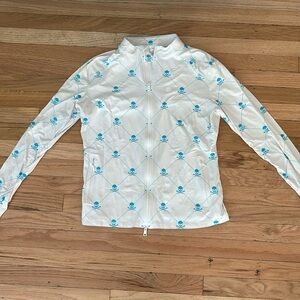 G/Fore Skulls Killer Full Zip Jacket/Top Womens - Medium